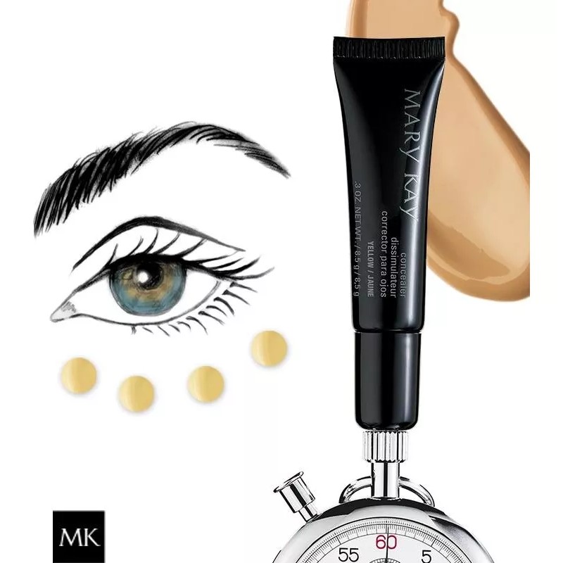 Mary Kay Corrector Para Ojos Tono Amarillo Yellow Mary Kay