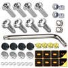 Aootf Anti Theft License Plate Screws -Stainless Steel Plate Screws