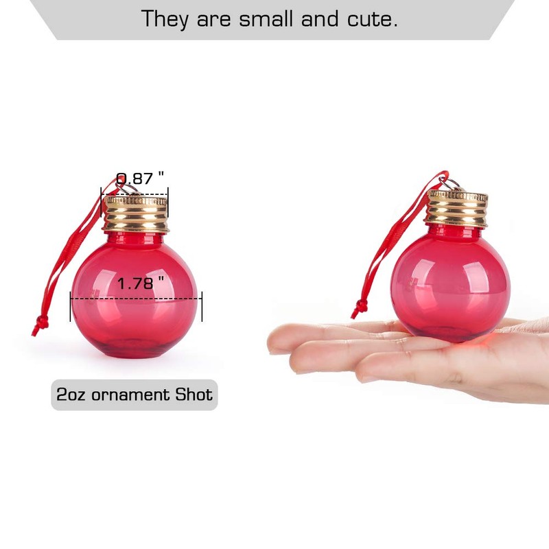 Viva Terry Christmas Baubles,ornament Spirit Shot Glasses