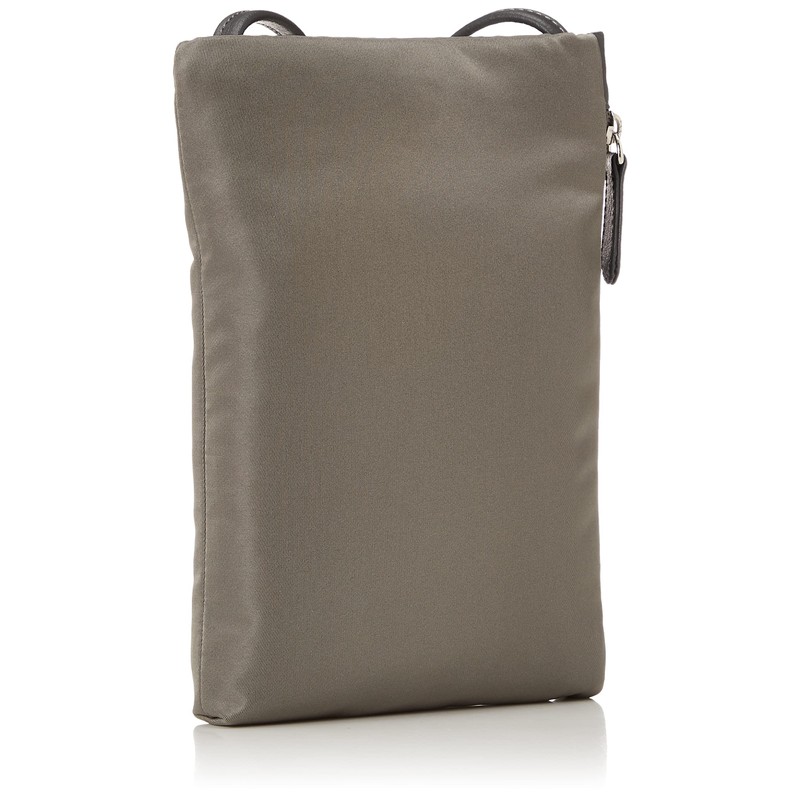Kitamura P-0645 Smartphone Shoulder Thin Gusset Crossbody Bag, grey 80801