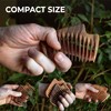 Handmade Wooden Hair Comb - Natural Wood Hair Care, Scalp