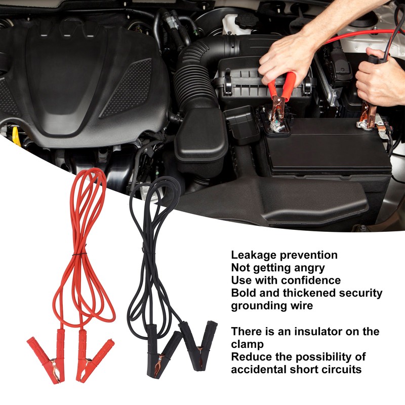Automotive Jumper Cable Durable Heavy Duty Automotive Booster Cable Portable
