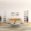 JUBEST 6FT Commercial Grade Pocket Door Hardware and Track Set