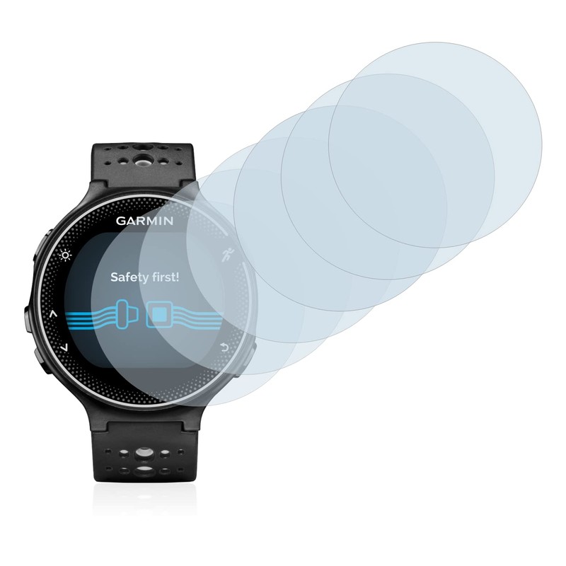 Savvies 6 Pack Screen Protector compatible with Garmin Forerunner 230