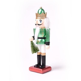 HAUCOZE Nutcracker Figurine Decor Christmas Statue Modern Sculpture Home Gifts Table Centerpiece Crafts Polyresin Arts 25cm