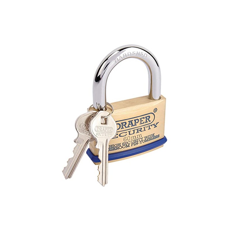 Draper 64163 Solid Padlock 60mm
