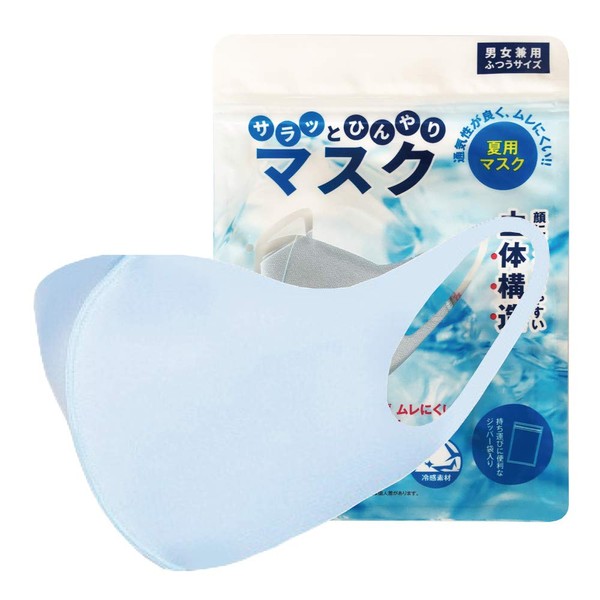 Nani Winternational 400 Count Carton Cooling Mask for Summer, Smooth and Cool Mask, Zipper Bag, Unisex, Regular Size