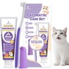 Cat Toothbrush and Toothpaste Kit - - Includes Toothpaste (Coconut