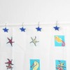 Gracelife 12Pcs Star Design Shower Curtain Hooks Resin Decorative Anti