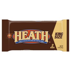 HEATH Chocolate Toffee Candy Bar, King Size (Pack of 18)