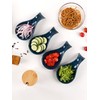 ANTIS'S HOME Ceramic Spoon Rest, Starry Night Glaze Spoon Holder,