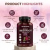 Beetroot Capsules 5100mg – High Strength Beetroot Supplement with Black