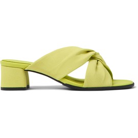 Camper Women's Katie K201348 Sandal-Stylish, Comfortable Leather Footwear for Casual & Dressy Occasions, Medium Green, 8