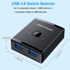 USB 3.0 Switch, Bi-Directional USB Switch 2 in 1 Out