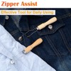 STSTR 2 Packs Easy Button Hook, Steel Button Helper Tool