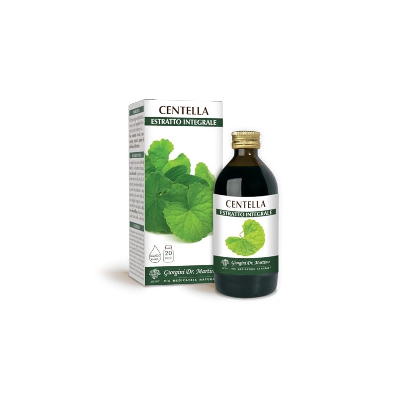 Dr Giorgini Integratore Alimentare, Centella Asiatica Estratto Integrale Liquido Analcoolico
