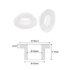 QUARKZMAN 4 Pcs Flange Sleeve Bearings, 10mm ID, 12mm OD,