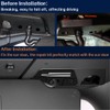 Sun Visor Repair Kit Visor Mounting Clips Aluminum Black Sun