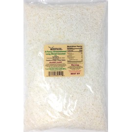Yankee Traders Fancy Long Shredded Coconut, Unsweetened, 2 Pound