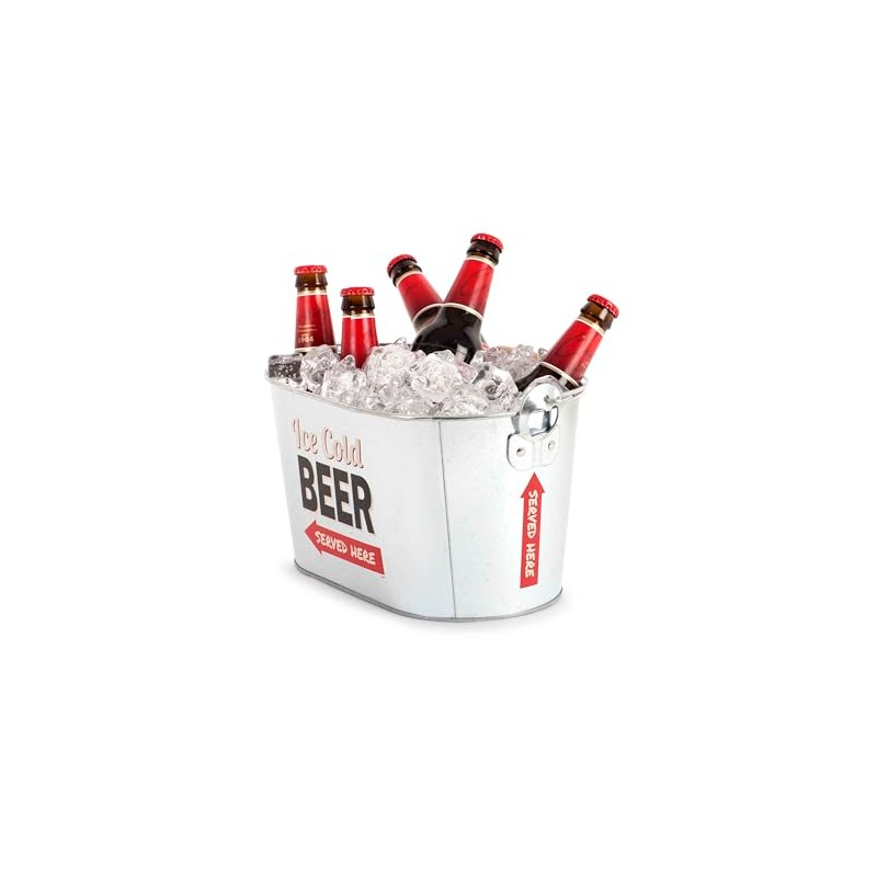 Balvi - Party Time beverage cooler. Metal bucket for cooling