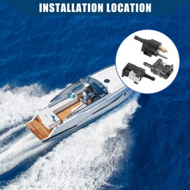 Hihaha 6E5-24305-06-00 Marine Boat Engine Fuel Line Connector Fittings for Yamaha 85HP 1989-1993 / 6mm Female Male Fuel Pipe Joint Comp Fitting/Durable /3 Pcs