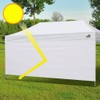 Eurmax USA 10×20 Instant Canopy SunWall Pop Up Canopy Wall