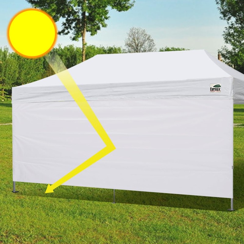 Eurmax USA 10×20 Instant Canopy SunWall Pop Up Canopy Wall
