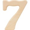 Hillman 847328 Pine House Number 7, 6.5-Inch Wood