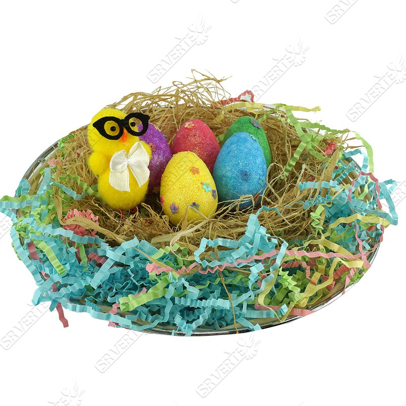 50g Multicolor Easter Paper Grass | Happy Easter Basket Filler