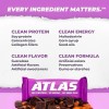 Atlas Protein Bar 20g Protein 1g Sugar Gluten Free Dark
