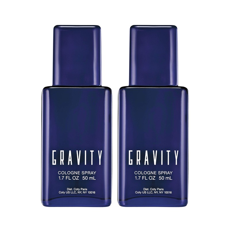 Gravity Cologne Spray, 1.7 Ounce, Pack of 2, Total Retail