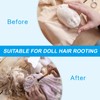 PATIKIL Doll Hair Rooting Holders Kit, 0.6mm/0.8mm Hair Rerooting Knitting