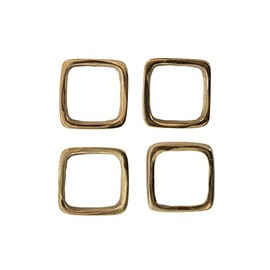 Bloomingville AH0684 Tableware, Set of 4, Brass