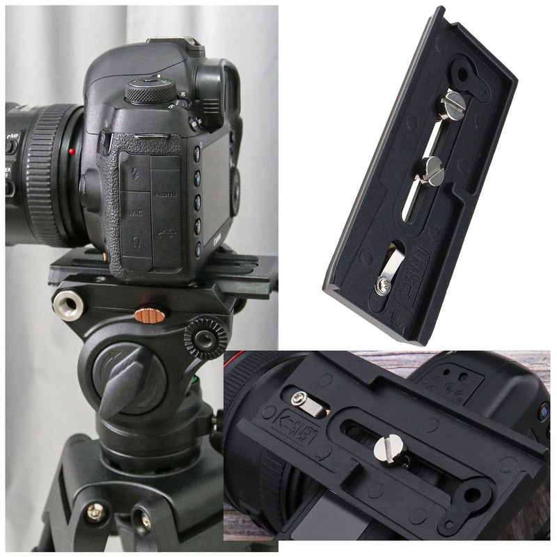 ECSiNG Tripod Quick Release Board Replacement Compatible with Manfrotto 501pl