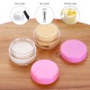 12 Multi-Color Plastic Cream Jars, Mini Lotion Containers, Portable Cosmetic