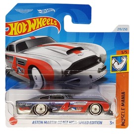 Hot Wheels - Aston Martin DB4GT High Speed Edition - Muscle Mania 5/5 - HRY86 - Short Card - ZAMAC - Mattel 2024 - 1:64