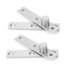 2 Piezas Bisagra Pivotante para Puerta, Bisagra de 360 Grados Ocultas de acero inoxidable