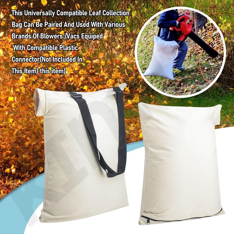 2 Pack 127-7040 Blower Debris Vacuum Bag/Leaf Blower Bag Compatible