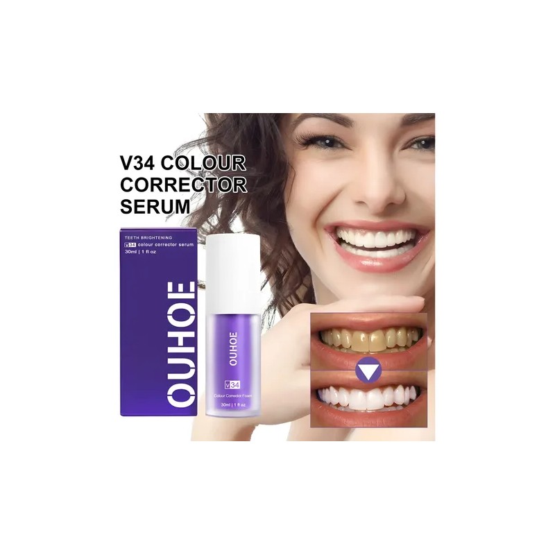 Pasta De Dientes Morada Para Blanquear Los Dientes 30ml