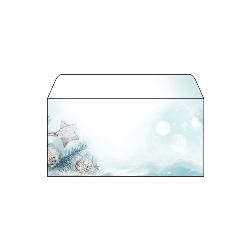 SIGEL DU312 Christmas Envelopes DIN Long Pack of 25 in