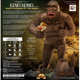 Atlantis King Kong Glow in The Dark Plastic Model kit Made in The USA