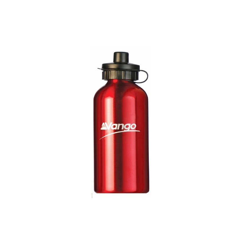 Vango Aluminium Drinking Water Bottle - Red, 0.05 Litres