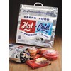 Hot Cold Bag | Insulated Thermal Cooler, Grocery Size, Red/Blue