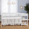 Dream On Me Synergy Convertible Crib and Changer in White