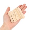 sourcing map 100PCS Wooden Ice Cream Spoons, 75MM Wooden Spoons