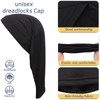 2 Pieces Dreadlock Cap Tube Locs Cap Shower Cap Long