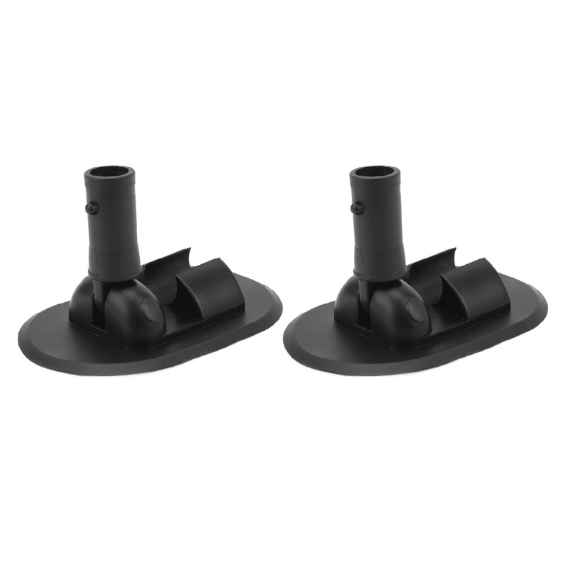 2PCS Inflatable Boat Tent Base PVC 180 Degree Rotation Kayak