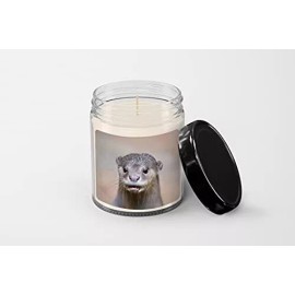 SpreadPassion Smooth Coated Otter 2 Candle - Soy Wax Candle - Hand Poured Candle
