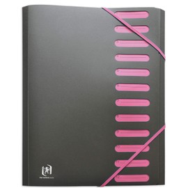 ELBA 400009067 Folder with Rubber Closure 12 Dividers Multi-Coloured