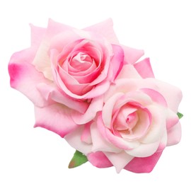 Wuyituart Pink Rose Hair Clip Comb Pink Hair Accessories Flower Bohemia Hairpin